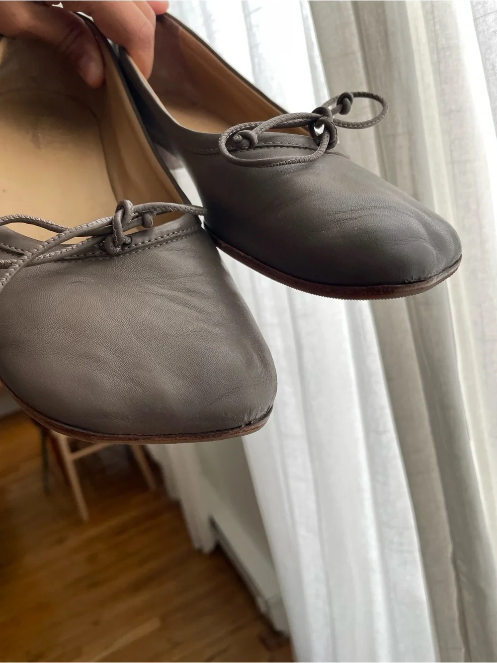 MM6 Maison Margiela Anatomic Ballet Flats - Picture 2 of 4